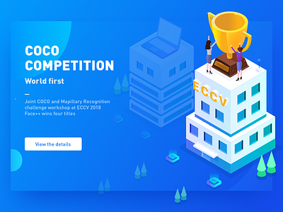 Coco Mapillary 2.5d architecture banner competitions illustrations technology trophies ui design webpage design