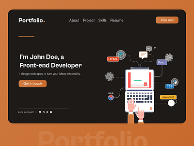 Portfolio Website developer portfolio portfolio website website design