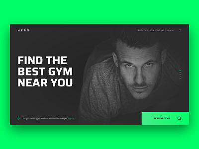 Hero Landing Page