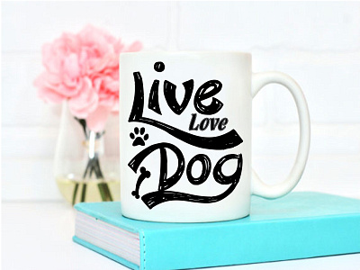 Live Love Dog T-Shirt design design dog dog shirt dog svg dog t shirt graphic design illustration logo svg svg t shirt t shirt t shirt design typography vector
