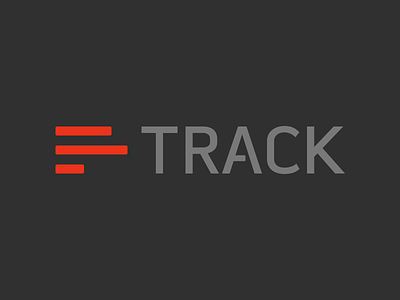 Track, a Time-Tracking App app identity logo time time management track