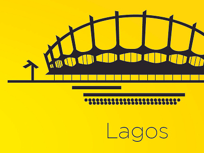 Lagos africa architecture black building lagos landscape minimalist nigeria travel yellow