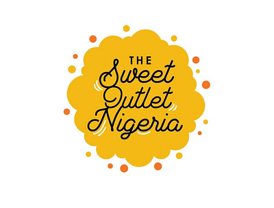 The Sweet Outlet Nigeria abuja africa cake lagos logo minimalist nigeria sweet typography