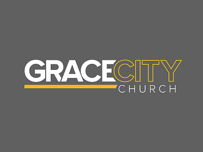 Grace City Church boston branding church city god grace logo