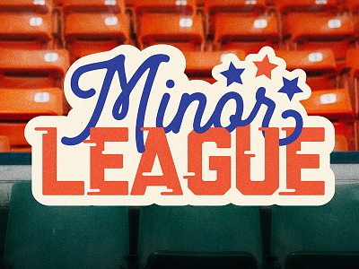 Minor League Dribbble baseball church god logo minor league sermon