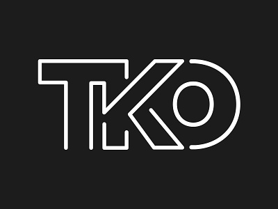 TKO 2018 box boxing branding knock knockout lines logo logo design sports tko