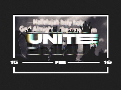 Unite 2019 branding church design god illustrator logo students weekend