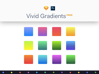 Vivid Gradients free freebies gradients photoshop sketch