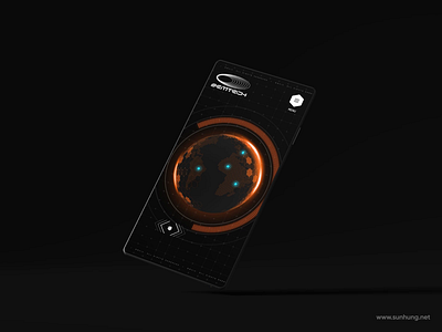 Semtech Mobile Screen Animation animation art direction black design design insiration earth experiment futuristic globe ho chi minh city modern motion graphics muzli orange sun hung sunhung technology typography vibe viet nam