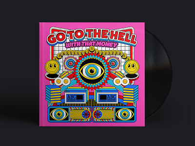 Go to The Hell Album by Sun Hung abstract animation art direction branding colorful concept design experiment ho chi minh city illustration illustrator logo muzli sun hung typography ui viet nam