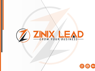 Zinix Lead Logo Design 3d animation background banner design for youtube bdesign branding design graphic design illustration logo logo maker motion graphics ui vector z logo zinix lead zinix logo zl logo