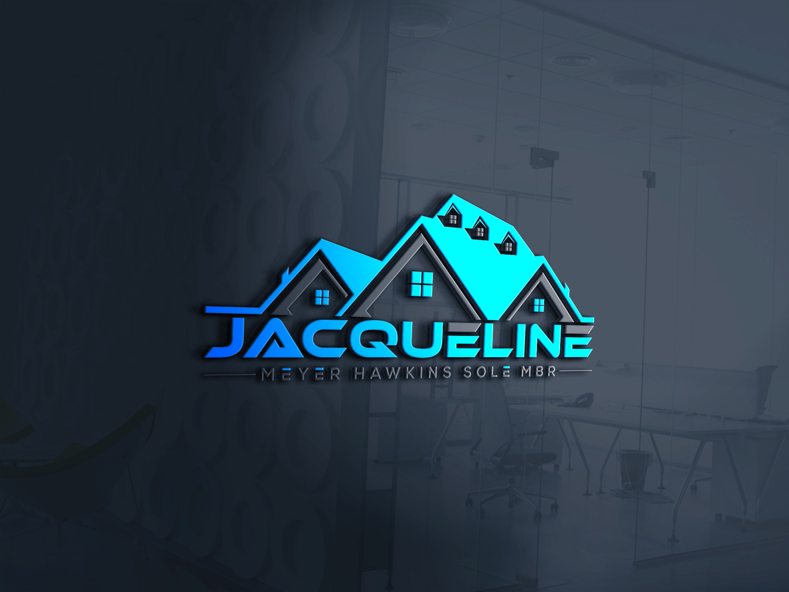 Real State Logo Design For Jacqueline Meyer Hawkins Sole Mbr by Md