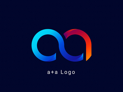 Modern a+a logo design 3d a logo aa logo aa logo branding creative logo crypto freelancer gradient logo iconlogo ill illustration logo logo design logomark modern modern logo nft logo ogodesigner symbol