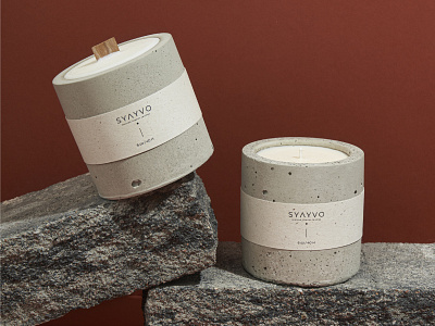 Corporate identity for handmade candles brand