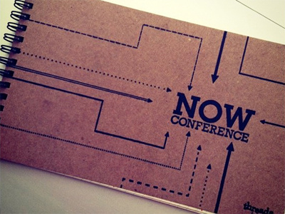 Now Conference Cover letterpress