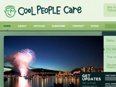 Cool People Care green web site