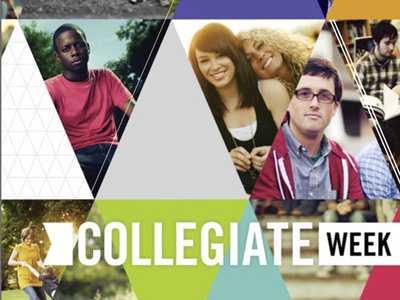 Collegiate Week Listening Guide Cover college listening guide print triangles
