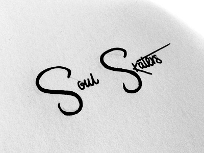 Soulskaters calligraphy handlettering punktype typography