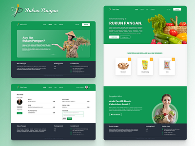 Rukun Pangan Website (Deploy) app design ui ux website