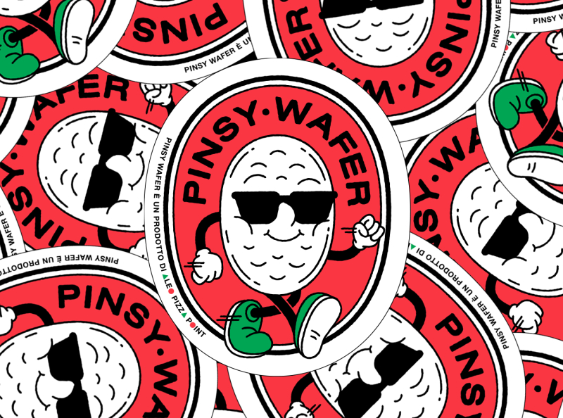 PINSY WAFER by ALEO PIZZA POINT by Alessandro Burelli on Dribbble
