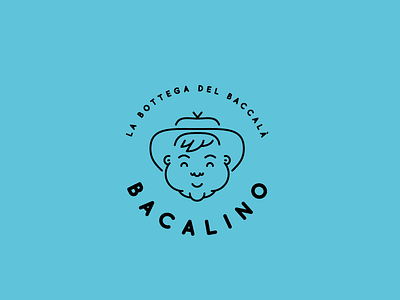 Bacalino, la bottega del baccalà design logo