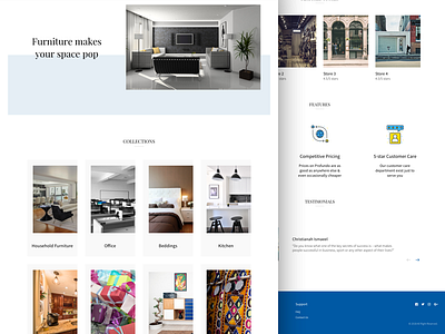 Furniture Marketplace clean desktop e commerce ecommerce furniture marketplace minimal ui web