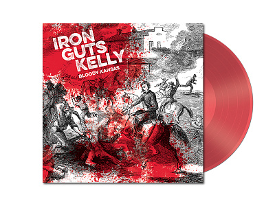 Iron Guts Kelly– Bloody Kansas LP hardcore kansas lfk lp phoenix punk vinyl