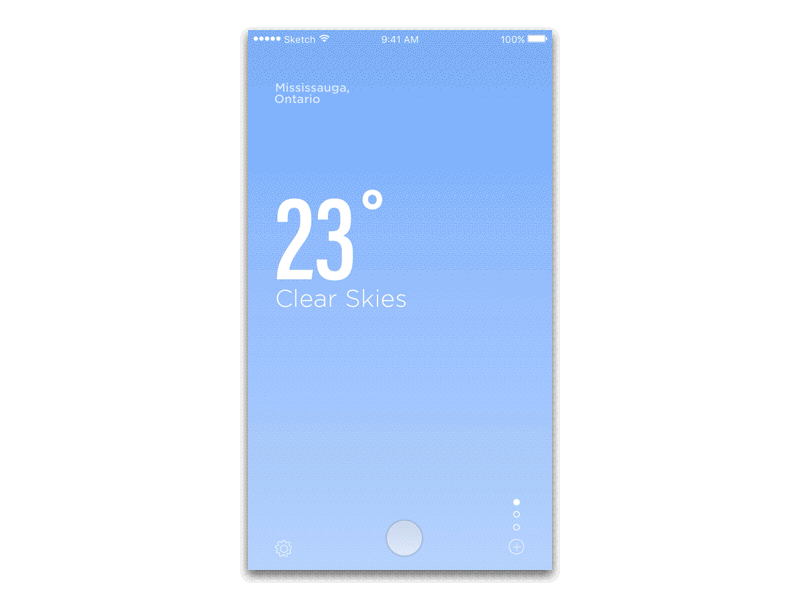 Weather App UI