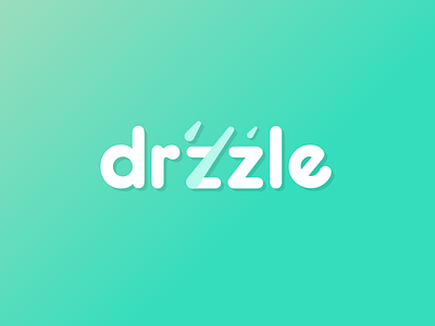 Drzzle Logo drag and drop drzzle logo rain site builder