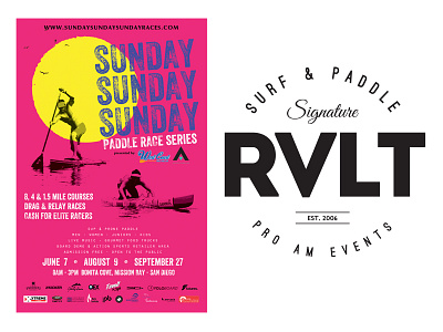 Sunday X3 Poster - First Season branding design graphic design logo typography