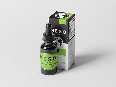 MESO Packaging Concept (Tinctures) branding design graphic design logo typography