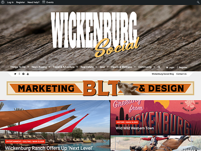wickenburgsocial.com design graphic design