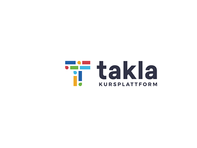 Takla classes clever diversity education geometric lettermark logo minimal simple