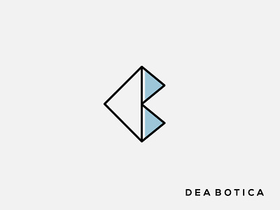 A-Z / D+B bold clean clever geometric letter lettermark logo minimal minimalistic