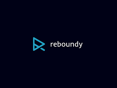 A-Z / R for Reboundy clever geometric letter r logo minimal modern simple