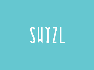 A-Z / S for swyzl bold clever logo minimal teal