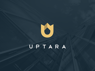Uptara2 bold clever elegant lift lift up lifting logo minimal modern prominent up