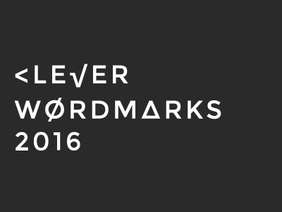 CleverWordmarks clever logo minimal minimalexa minimalism wordmark wordmarks