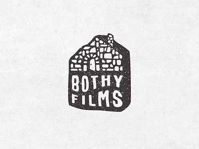 Bothy- ver.2 bold bothy cabin clever cottage home house logo stone