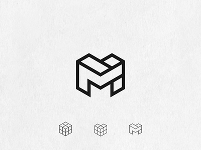 M exploration letter m lettermark line line art logo m minimal monogram simple