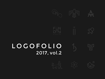 Logofolio 2017, vol. 2 clever geometric logo logofolio minimal minimalistic portfolio