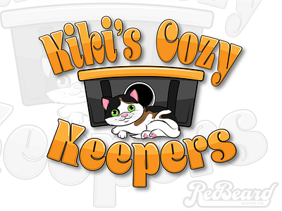 KiKi's Cozy Keepers Logo adobe branding design graphic design illustration illustrator logo vector