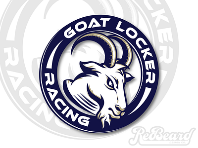 Goat Locker Racing Logo adobe branding design graphic design illustration illustrator logo vector