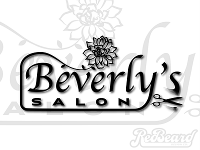 Beverly's Salon Logo adobe branding design graphic design illustration illustrator logo vector