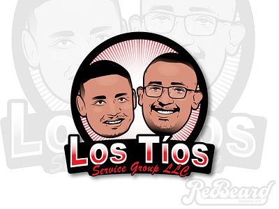 Los Tios Service Group Logo adobe branding cartoon design graphic design illustration illustrator logo mascot vector