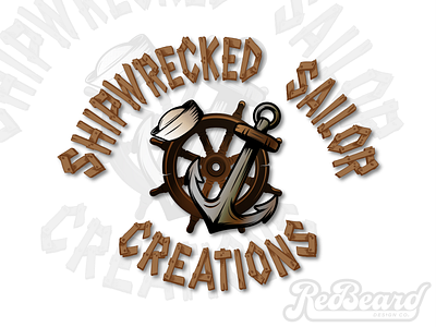Shipwrecked Sailor Creations Logo adobe branding design graphic design illustration illustrator logo vector