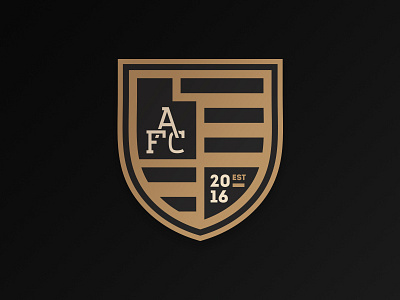 Associated FC Crest badge crest design football logo soccer studio