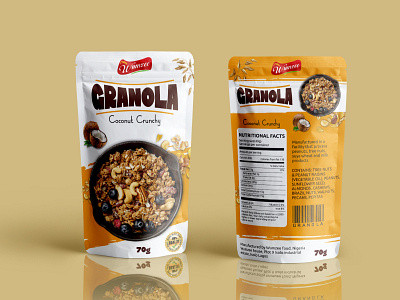 Granola pack design branding design graphic design logo packaging