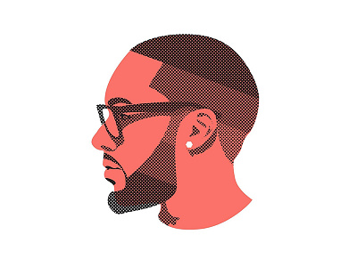 Halftone Self-Portrait