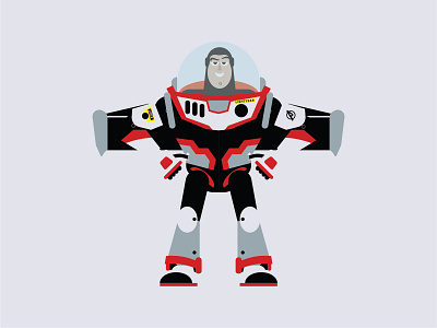 Endgame Buzz Lightyear adobe adobe illustrator avengers endgame illustration quantum realm thanos toy story vector